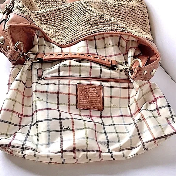 Coach Tan and Brown Hobo Bag - Picture 12 of 16